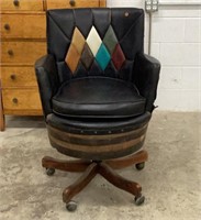Vintage barrel chair