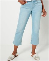 NYDJ Marilyn Straight Crop Jeans in Cool Embrace