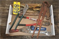 Hand tools incl pliers, bolt cutter, nipper & more