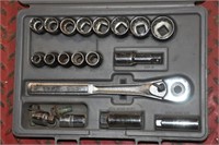 Craftsman 1/2", 10 to 27 mm, 12-pt socket set