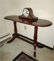 Console Table, Linden Mantel Clock