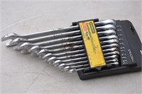 Stanley comb wrench set, 1/4" to 7/8"