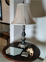 2 Table Lamps, Clock, Candles, Mirrors