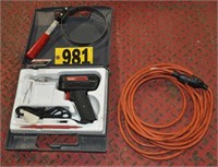Weller solder kit, filter wrench & ext cord