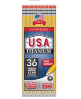 720 Ct USA Titanium Premium Yellow No 2 Pencils