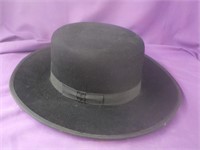 Black Men's Hat, Size 7 5/8 3 1/2" Brim