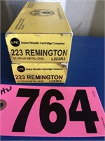 2 boxes UMC .223 Remington brass