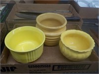 3 Yellow Bowls/Planters