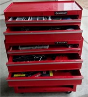 89 - HUSKY ROLLING TOOL CHEST W/ CONTENTS