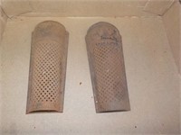 2 Nutmeg Graters,2x5x1"