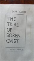 THE TRIAL OF SOREN QVIST, JANET LEWIS, 1947