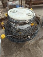 (5) Rolls of Used Barbed Wire