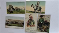 CANADIAN AND AMERICAN NATIVE PEOPLES POSTCARDS