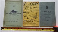 VINTAGE HOBBY, AUTO AND MOTHER PAMPHLETS