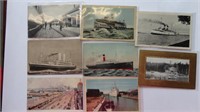 ANTIQUE SHIPPING POSTCARDS