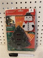 3 OUTLET HOLIDAY REMOTE