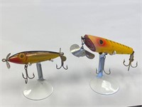 2 Vintage Lures Incl. Sputterbug & Sinner Spinner