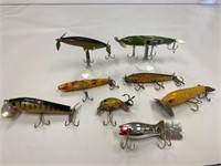 8 Vintage Fishing Lures