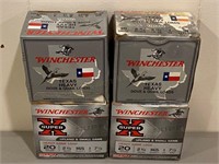 (4) Boxes of Winchester 20ga Game Loads