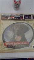 Top Dogz Pet Tatz Black Lab Window Decal