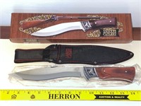 13" Sharps Cutlery Knife w/Sheath SHP-158RB/