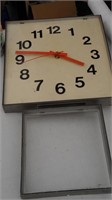 Vintage Shop Clock Decor