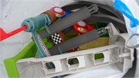 Hot Wheels Race Track  + Mystery Toy Lot
