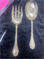 Set of Sterling Spoon&Fork,Frank Hershede,155 g