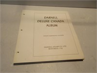DARNELL DELUXE CANAD STAMP ALBUM PAGES