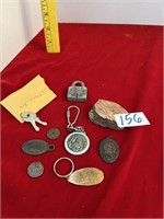 ANTIQUE KEYCHAINS AND MISC