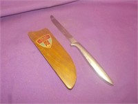 Gerber Pixie Knife/Wooden Sheath 7"