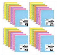 Mead Spiral Notebook, 24 Pack of 1