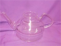 Glass Tea Pot,10 1/2x6x5"