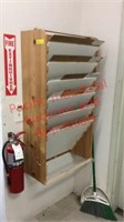 Hanging Organizer and metal Rack