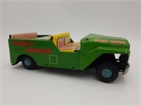 Vtg Forest Ranger Tin Truck HB6C6