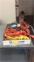 Extension Cords (4) and Misc Wire
