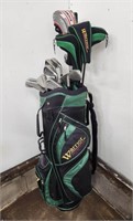 Warrior Golf Clubs & Bag with Balls & Tees