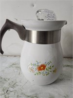 Vintage Corningware 6 Cup Coffee Percolator