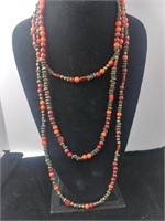Lot of 2 New Beaded Necklaces L13