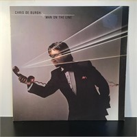 CHRIS DE BURGH MAN ON THE LINE VINYL RECORD LP