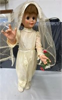 32" Vintage Bride Doll