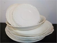 Group of White Dishes, Platters