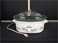 Rival Oval Ivy/Grape Crock-Pot Slow Cooker