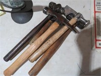 COLLECTION OF ANTIQUE HAMMERS