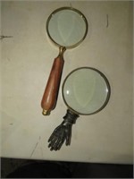 2 NICE MAGNIFYING GLASSES