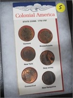 COLONIAL AMERICA STATE COINS ALL COPIES