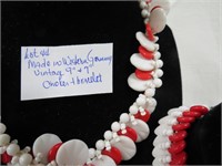 Western Germany 9" Necklace+7 in bracelet
