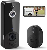 Wireless Doorbell Camera with Chime, Motion Detect