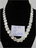 9 in necklace pearly finish