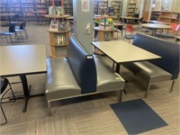 3 Tables with Bench Seating